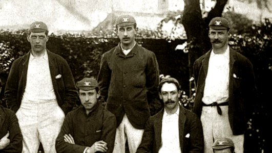 Oxford XI Team in 1886 photo