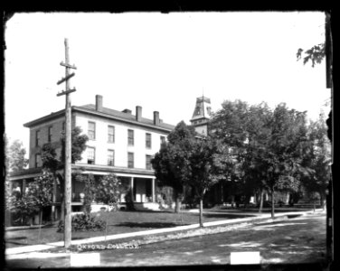 Oxford College from the southeast ca. 1900 (3194688523) photo
