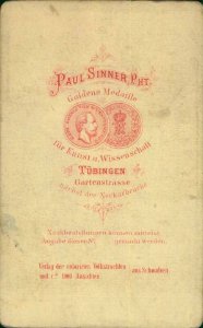 P Sinner - Schwäbische Volkstrachten. Paar aus dem Steinlachtal (Sammelbild ca1875) R