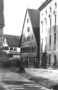 P Sinner - Gmünd, Bocksgasse ca.1868 (GPh22)