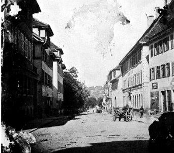 P Sinner - Wilhelmstraße in Tübingen, Anfang (19.Jh.)