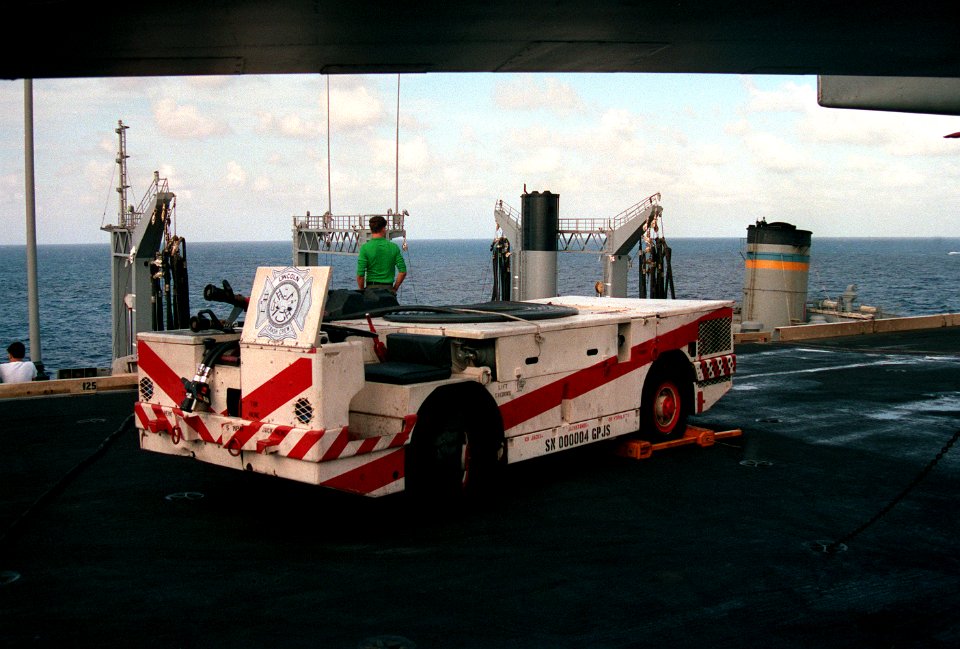 P-16 shipboard firefighting and rescue truck