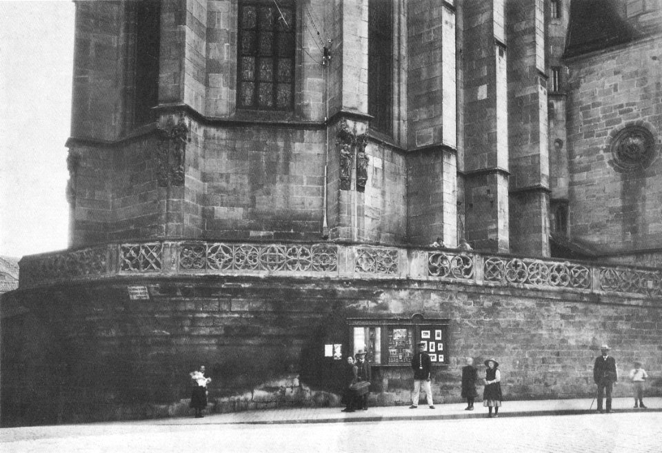 P Sinner - Chorumgang der Stiftskirche, um 1898 (TSiW129)