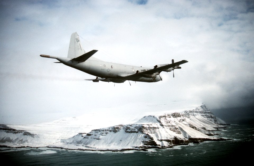 P-3C VP-49 in flight near Iceland 1993