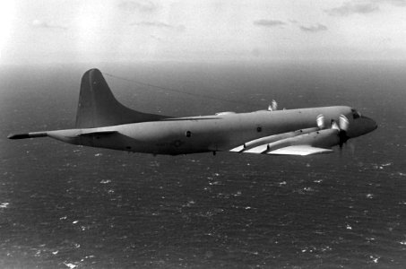 P-3B Orion VP-66 in flight in 1990