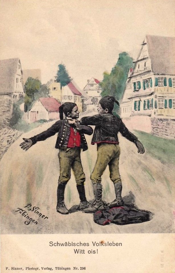 P Sinner - Schwäbischen Volksleben 296, Witt ois