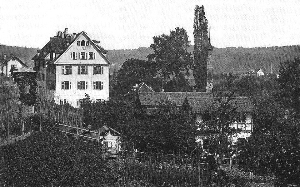 P Sinner - Wohnhaus und Badeanstalt von Julius Haller (TSiW105)