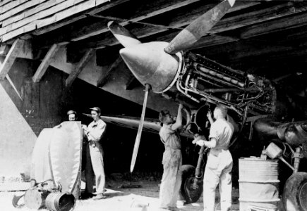 P-40 FlyingTiger maintenance
