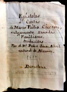P. Simón Abril (trad.) Cicerón en romance (1615) 02