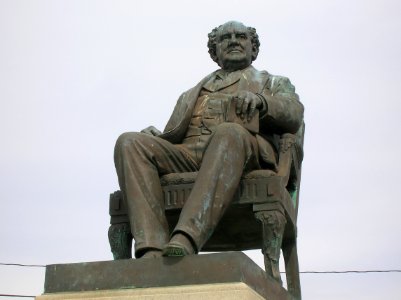 P. T. Barnum Monument (1887), Seaside Park, Bridgeport, CT - April 2016