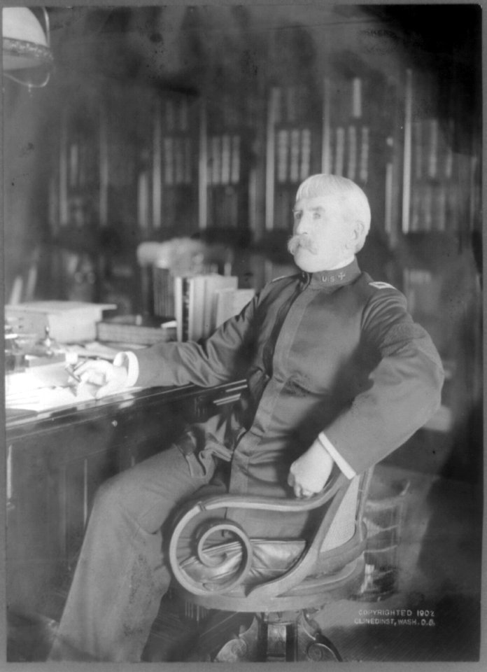 P.M. O'Reilly, Surgeon General, three-quarter length portrait, seated at desk, facing left LCCN89715768