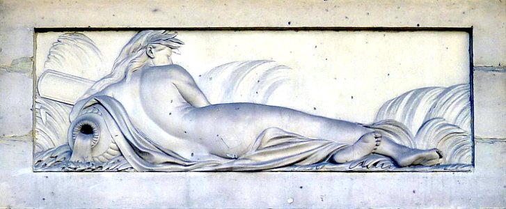 P1010283 Paris III Rue des Archives Fontaine des Haudriettes bas-relief reductwk