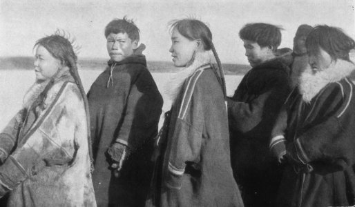 P149a Men and women of the Yuraks and Yenisei Samoyedes photo
