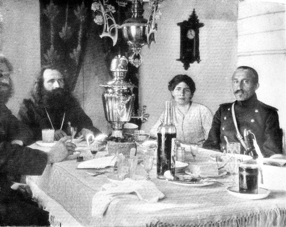 P210a Lunch with the Pristav and his wife