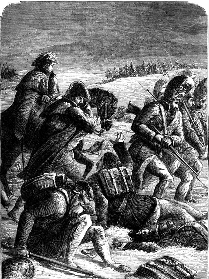 P451 RETURN OF THE FRENCH ARMY FROM MOSCOW. 1812