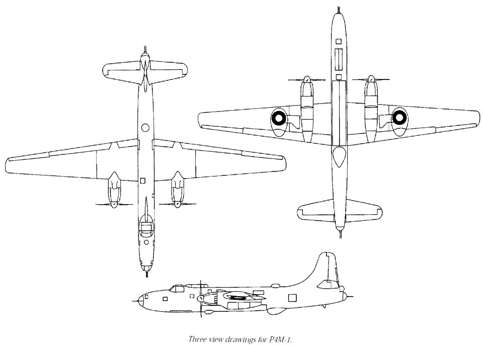 P4M-1 3-side drawing photo