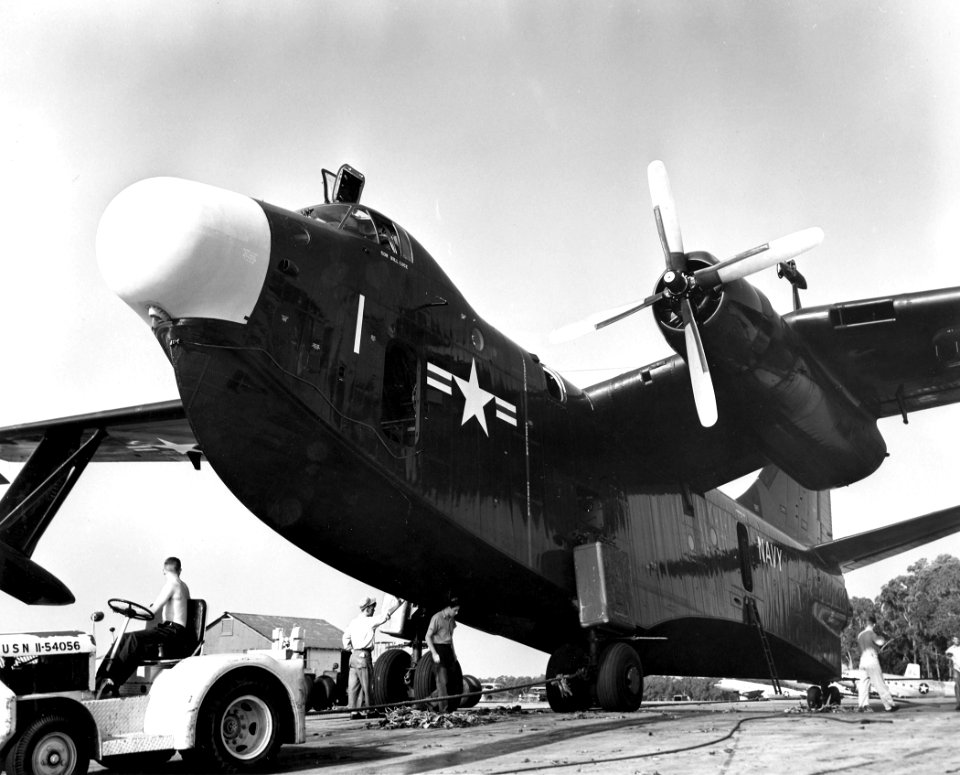 P5M-1 VP-45 launch prep Jax 1954