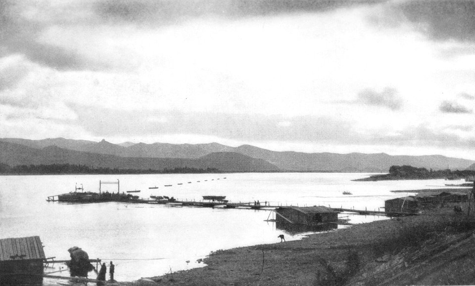 P309 The ferry across the Yenisei at Krasnoyarsk