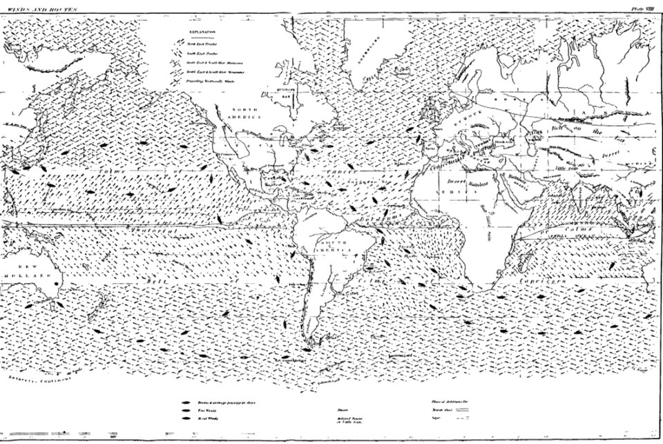 P485-Winds and Routes-Plate VIII