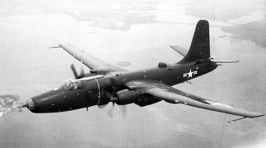 P4M-1 Mercator in flight photo