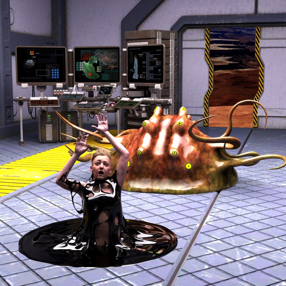 Extraterrestrial space station science fiction