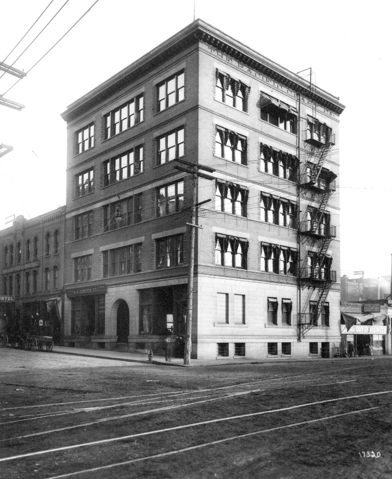 Pacific Coast Co Building, 77 Washington St, Seattle, 1910 (CURTIS 2097)
