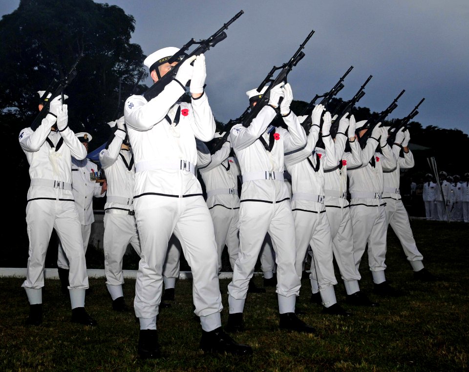 Pacific Partnership Continues to Set Firsts, US Navy Sailors Participate in Australian-New Zealand ANZAC Day Ceremony in Port Vila, Vanuatu 110425-N-ZF681-172