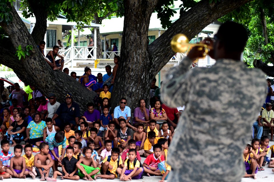 Pacific Partnership holds concert in Bairiki Square 150604-N-HY254-099