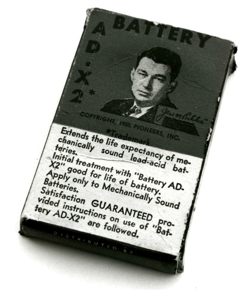 Package of AD-X2 with image of Jess M. Ritchie