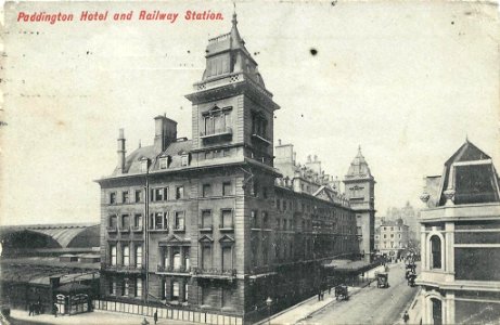 Paddington hotel and railway station photo