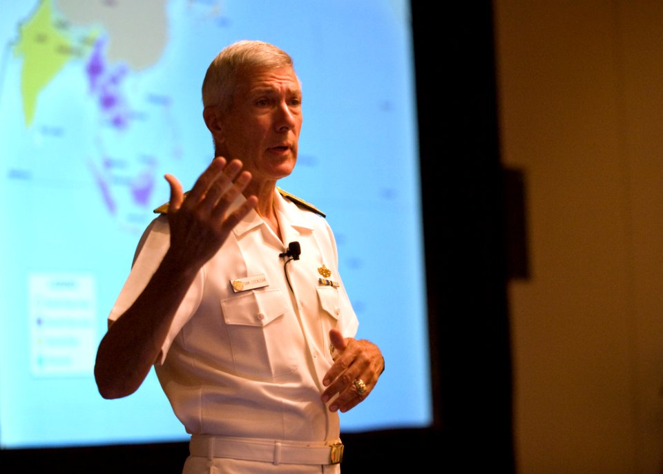PACOM commander speaks at the 2014 Pacific Operational Science and Technology conference 140826-N-DX698-045