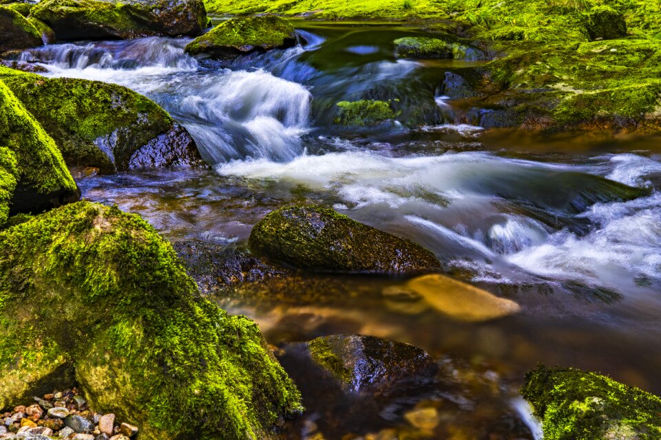 Landscape stones flow