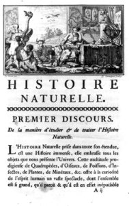 Page 3 of Buffon, Histoire naturelle, generale et particuliere, vol. 1, (Paris, 1749) LCCN2003654668