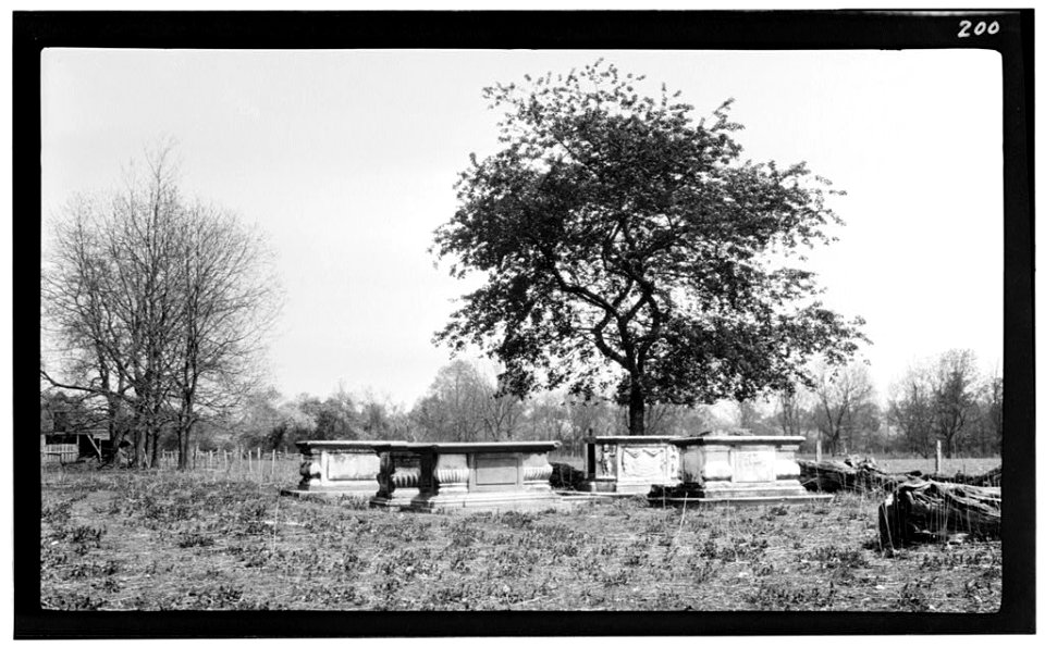 Page family tombs at Rosewell Plantation Gloucester County Virginia