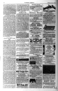 Page of illustrations for advertisements and text LCCN92510063