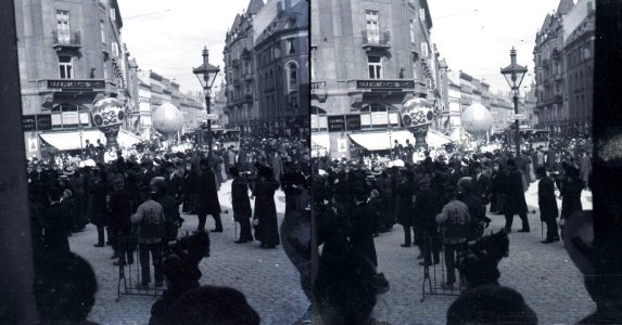 Nytorv set fra Gammeltorv, 1908-10