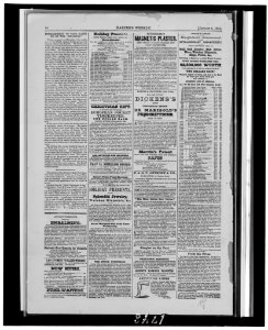 Page of text with advertisements including ad for E. & H.T. Anthony & Co. photographers LCCN91706689 photo