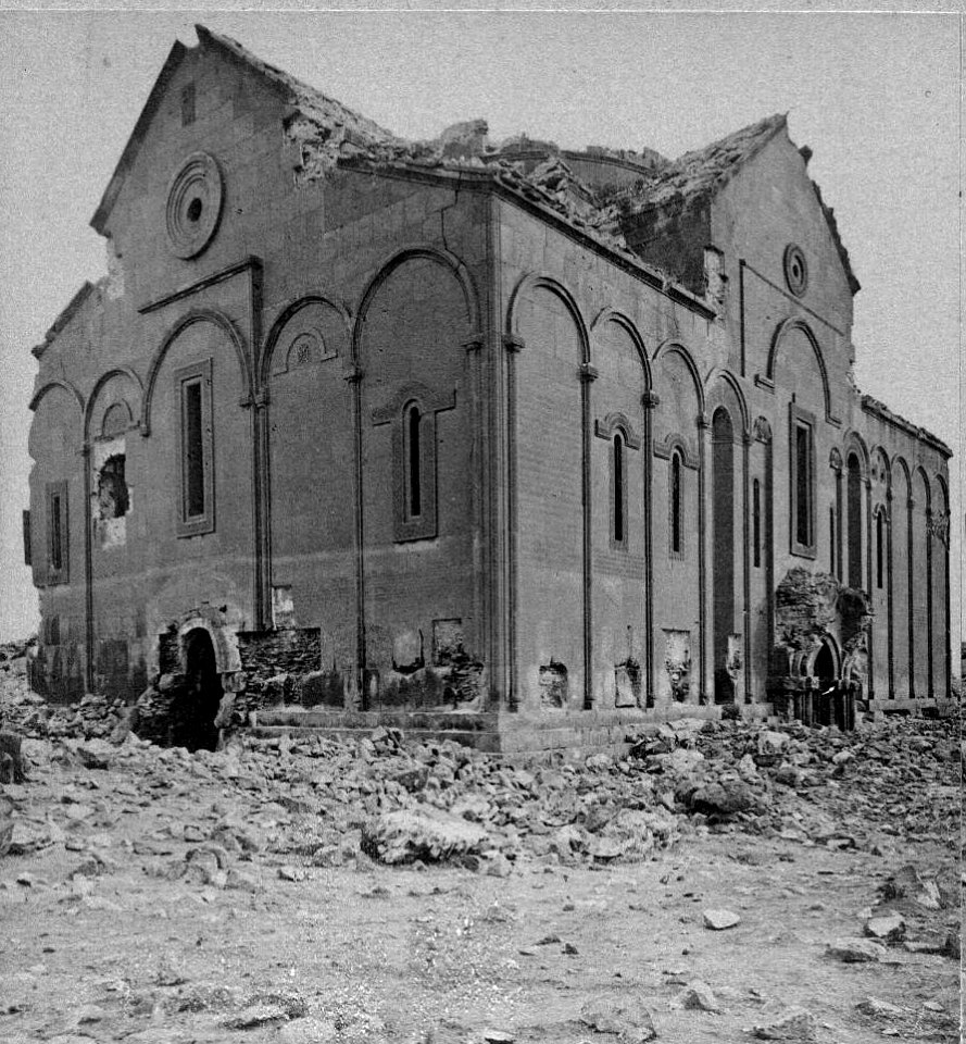 N°22 The cathedral, an exterior view seen from the southwest