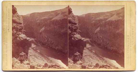 N°36 A view of the Akhurian river and gorge