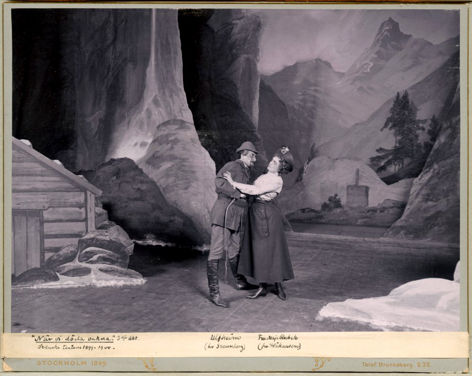 När vi döda vakna, Svenska teatern 1900. Föreställningsbild - SMV - H11 010