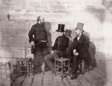 Nègre, Charles - Drei Mitschüler Nègres aus dem Atelier Delaroches (Zeno Fotografie)