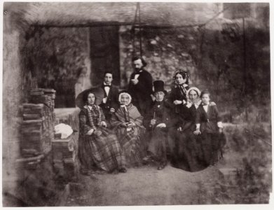 Nègre, Charles - Nègre im Kreis seiner Familie in Grasse (Zeno Fotografie)