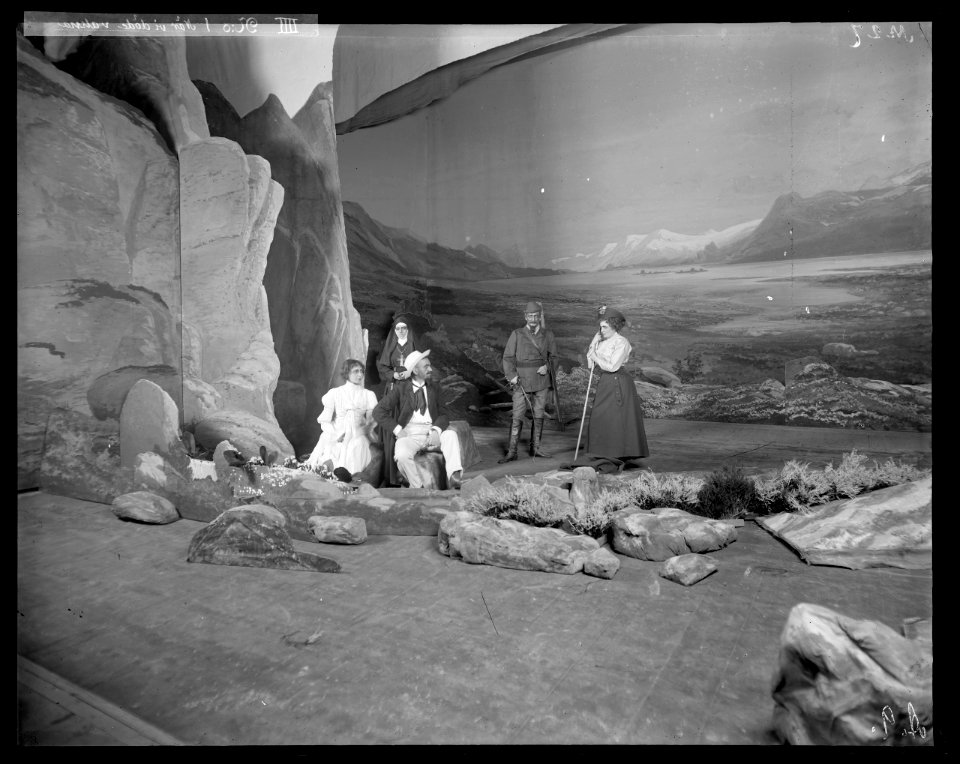 När vi döda vakna, Svenska teatern 1900. Föreställningsbild - SMV - SvT107