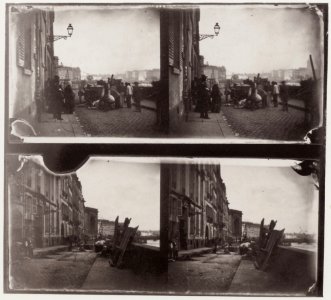 Nègre, Charles - Paris, Quai Bourbon. Tod eines Pferdes (Zeno Fotografie)