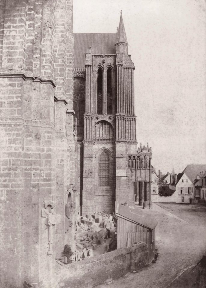 Nègre, Charles - Chartres. Kathedrale, Südseite, von Westen gesehen (Zeno Fotografie)