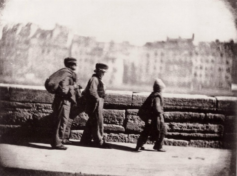Nègre, Charles - Drei Schornsteinfeger auf dem Quai Bourbon (Zeno Fotografie)