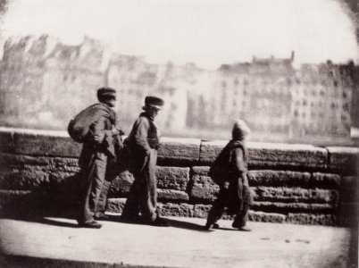 Nègre, Charles - Drei Schornsteinfeger auf dem Quai Bourbon (Zeno Fotografie)