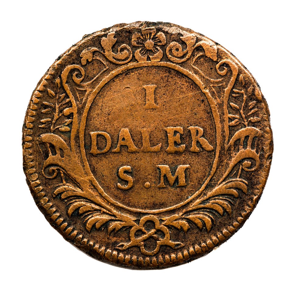 Nödmynt Saturnus, 1718 - Skoklosters slott - 109270