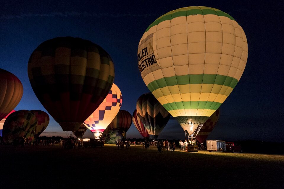 Glow colorful competition