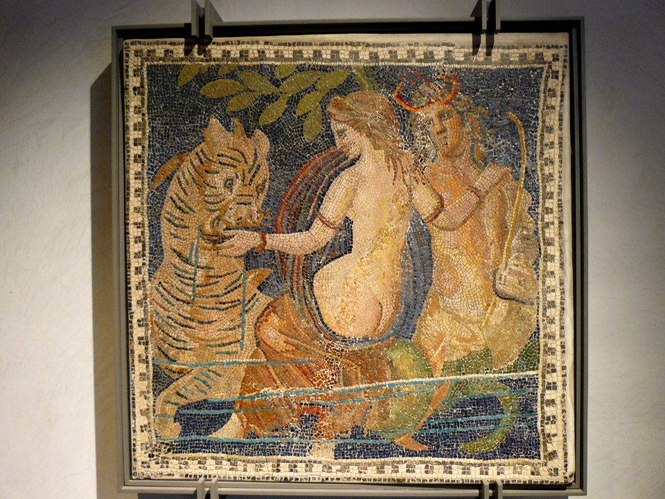 Néréïde, Triton et monstre marin